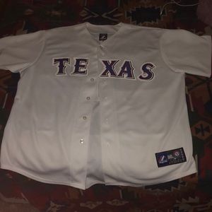 REAL Men’s Texas Rangers Baseball Jersey